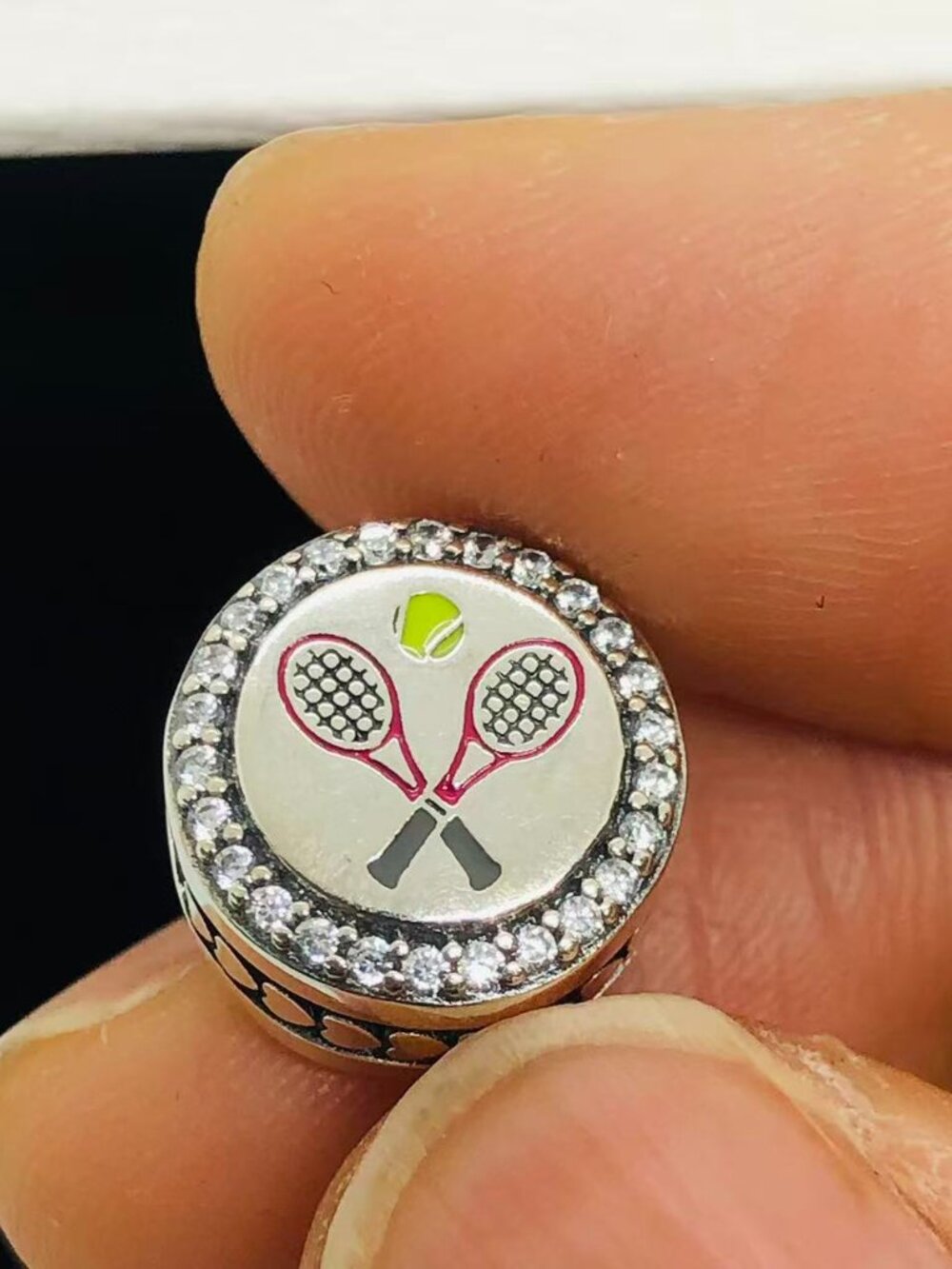 ✨🔥Pandora Tennis Racket Bead Charm S925 Silver with box